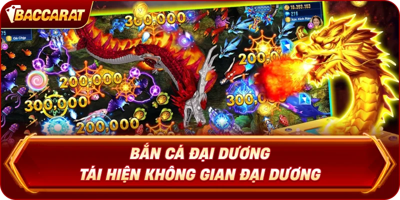 Bắn Cá Đại Dương tái hiện không gian đại dương