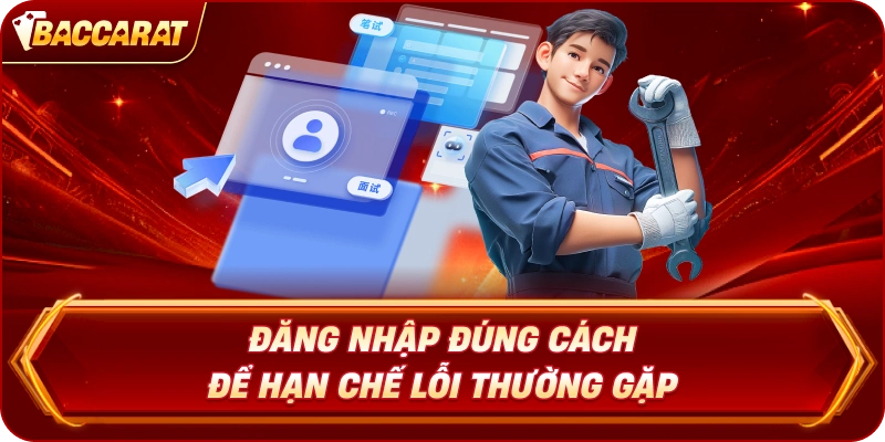 Đăng Nhập Baccarat Online  đúng cách để hạn chế lỗi thường gặp